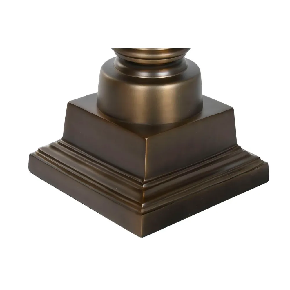 Lâmpada de mesa Home ESPRIT Preto Bronze 50 W 220 V