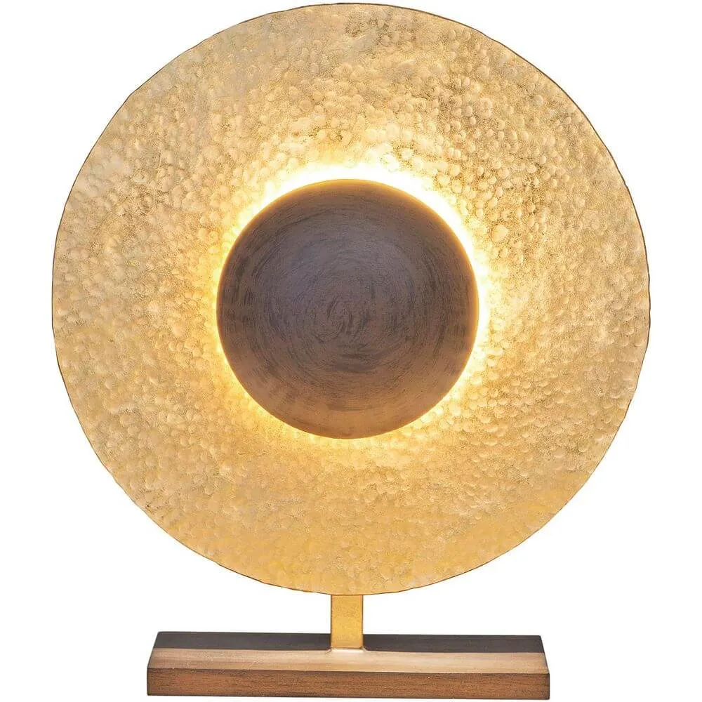 Lâmpada de mesa 3 Villino Iron Brown-Black Gold