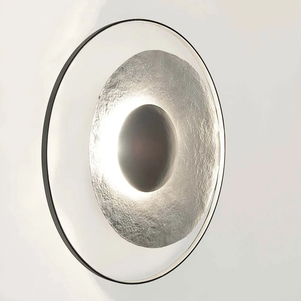 Lâmpada de parede 3-chama Satellite Iron Silver Black