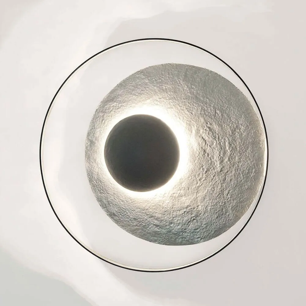 Lâmpada de parede 3-chama Satellite Iron Silver Black