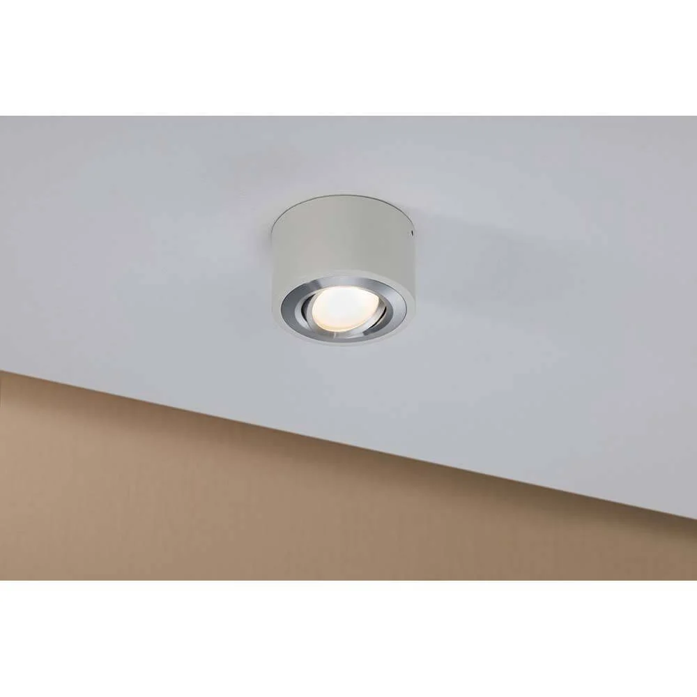 Lâmpada de parede Argun LED 1x4.8w de alumínio branco escovado