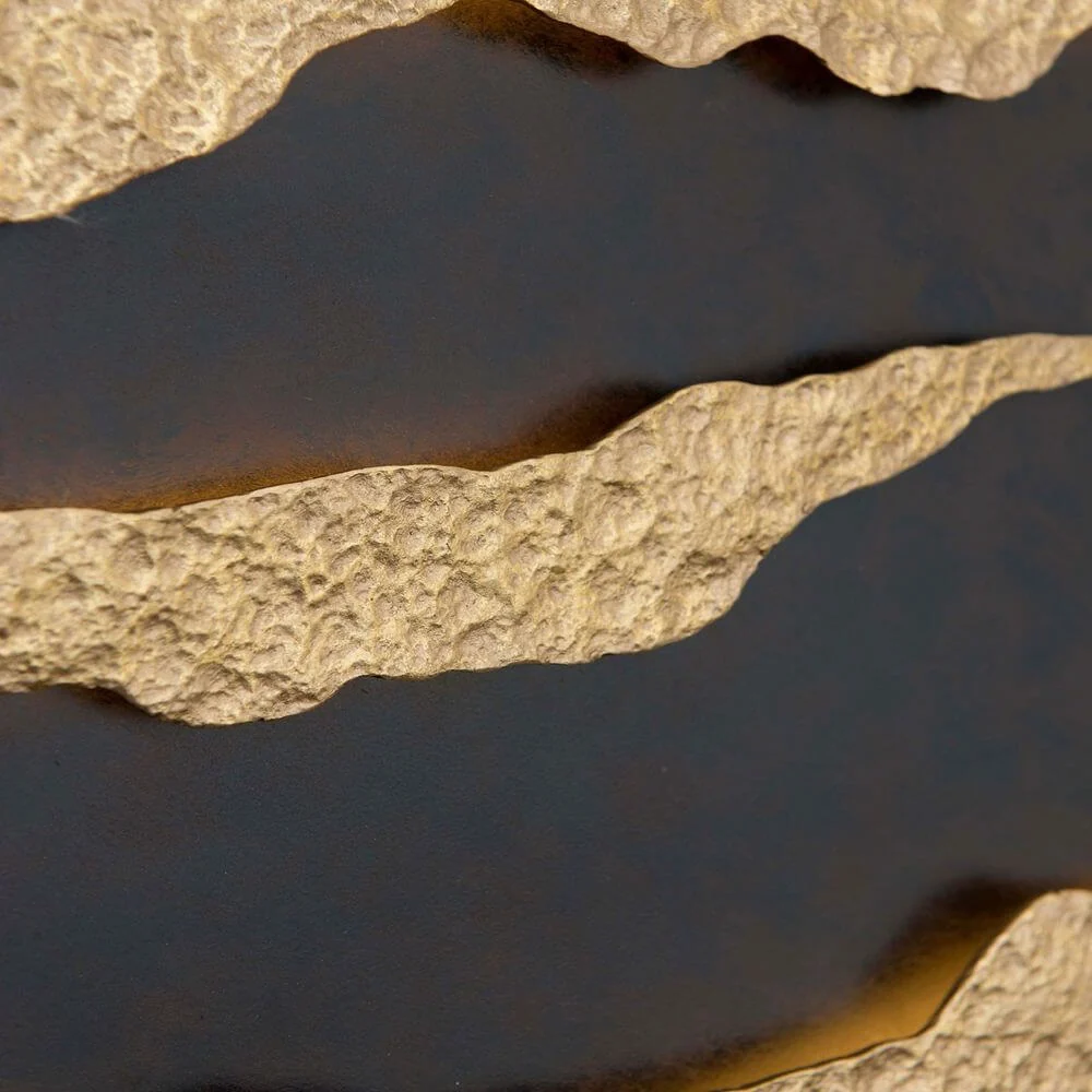 Lâmpada de parede Firmamento Iron Brown Black Gold