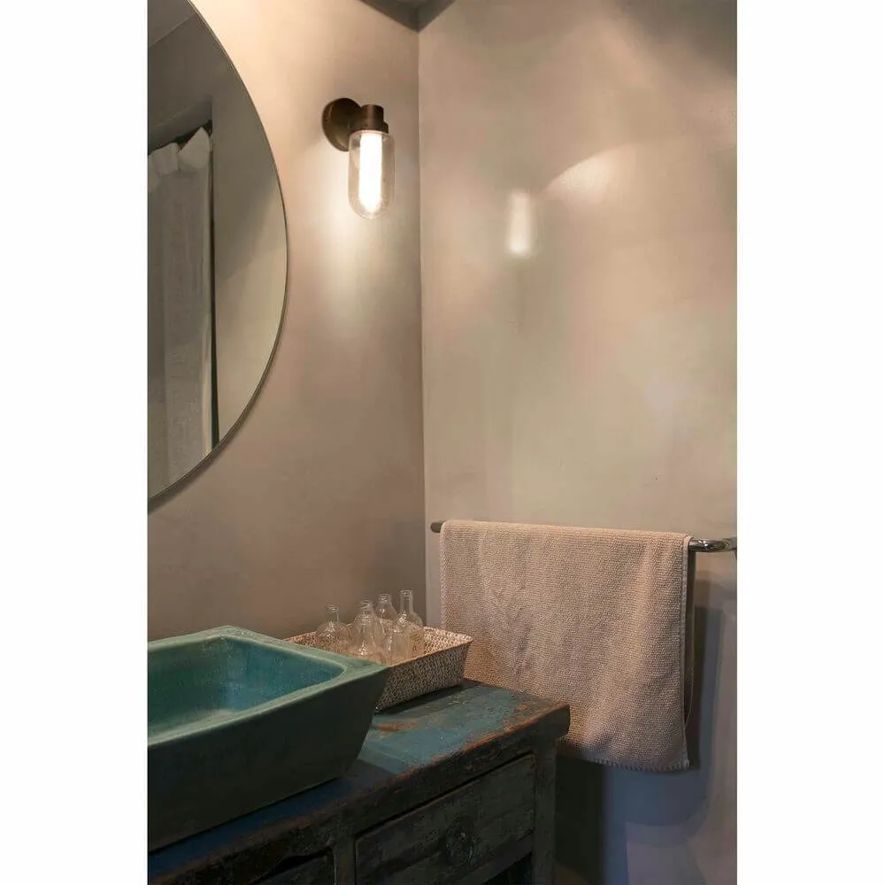 Lâmpada de parede LED Brume 3W 2700K IP44 Bronze