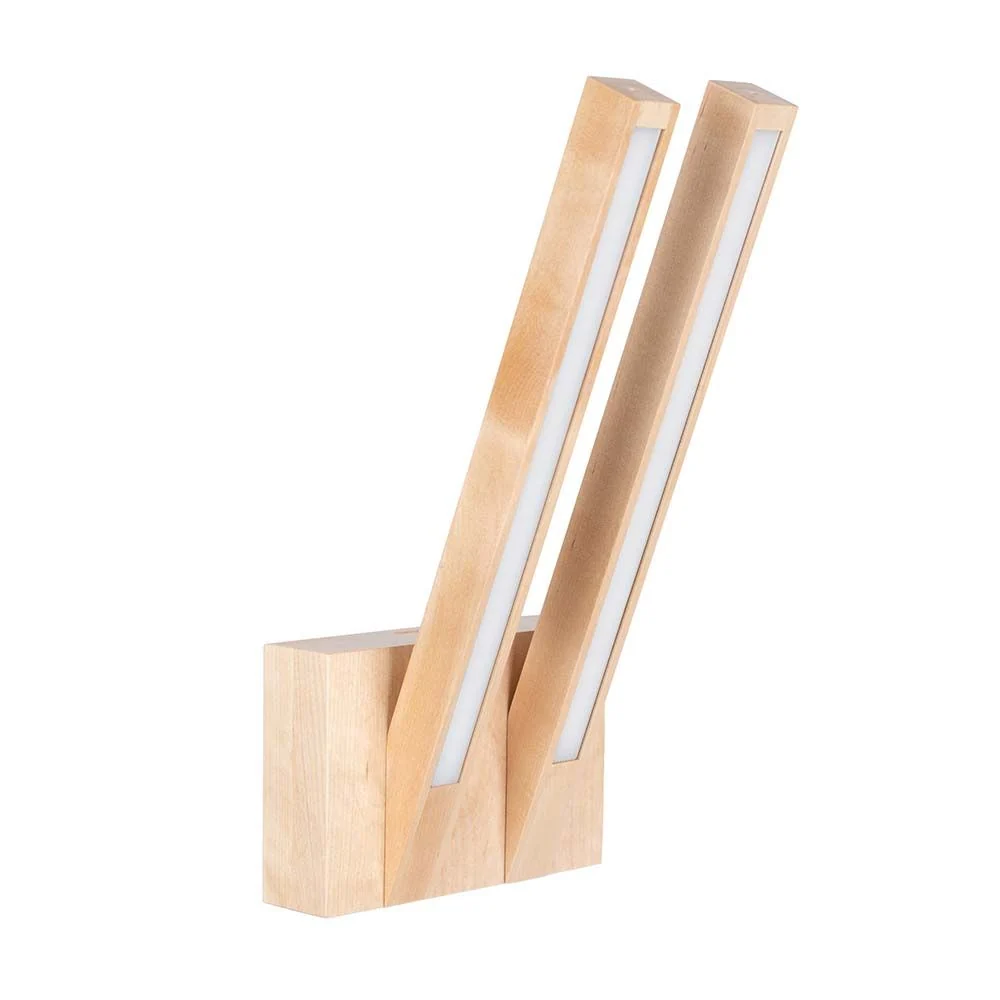 Lâmpada de parede LED Linus 700lm Birch