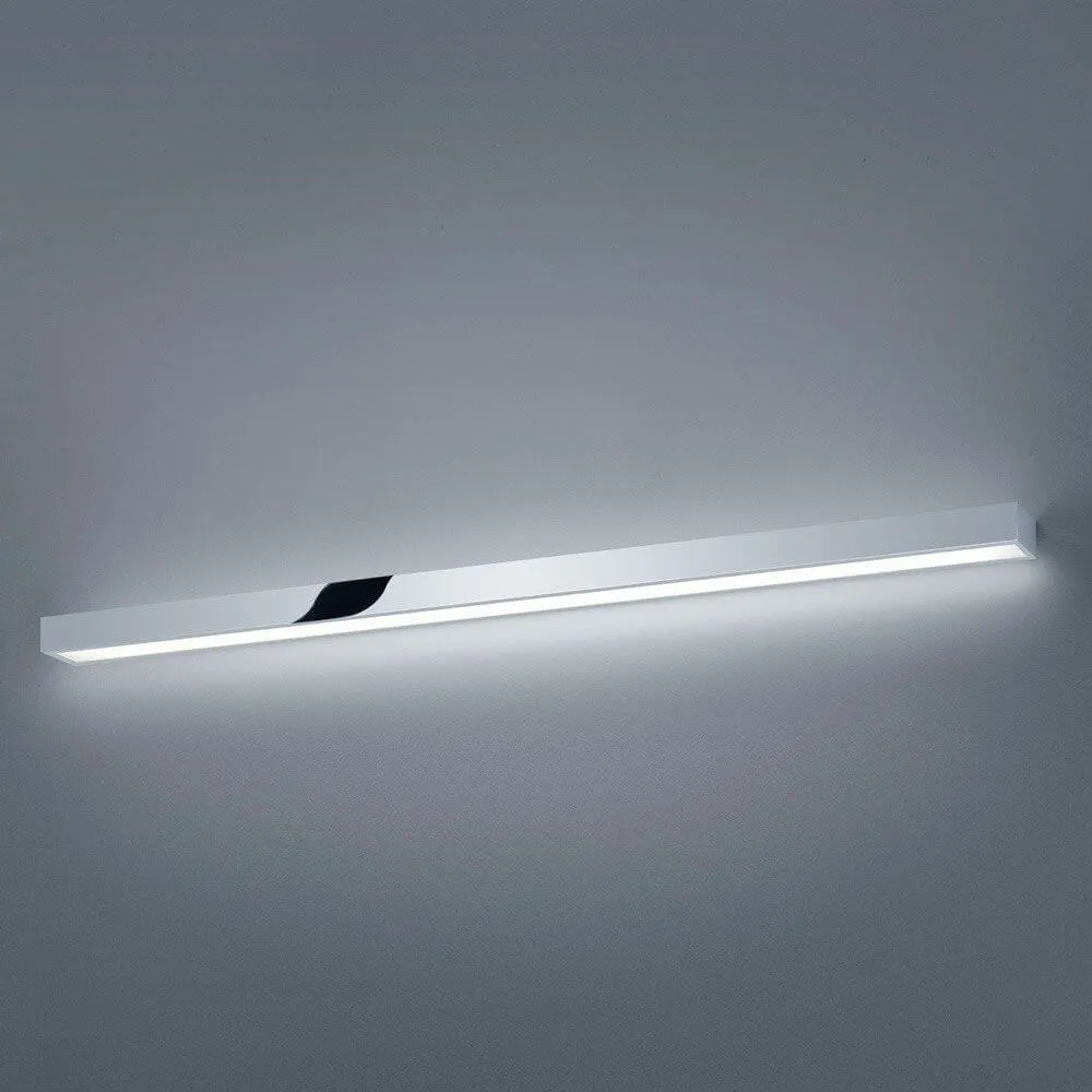 Lâmpada de parede LED Theia Lightboard 120cm IP44 Chrome, vidro