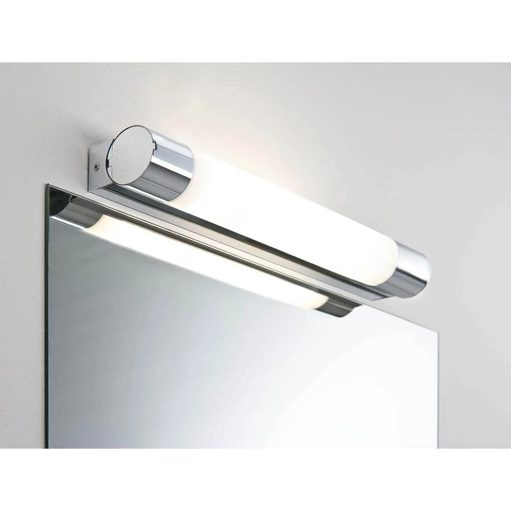 Lâmpada de parede orgone ip44 stcle led 7.5w 440mm cromado acrílico branco