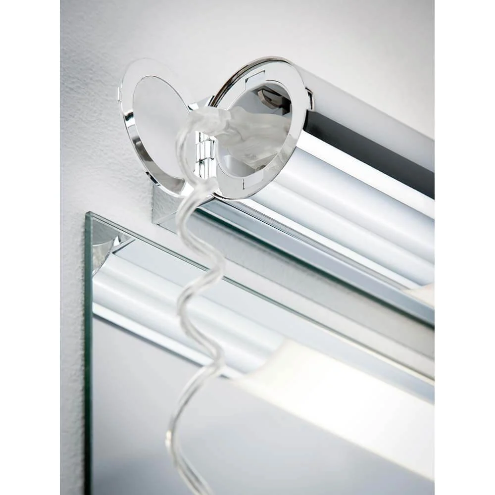 Lâmpada de parede orgone ip44 stcle led 7.5w 440mm cromado acrílico branco