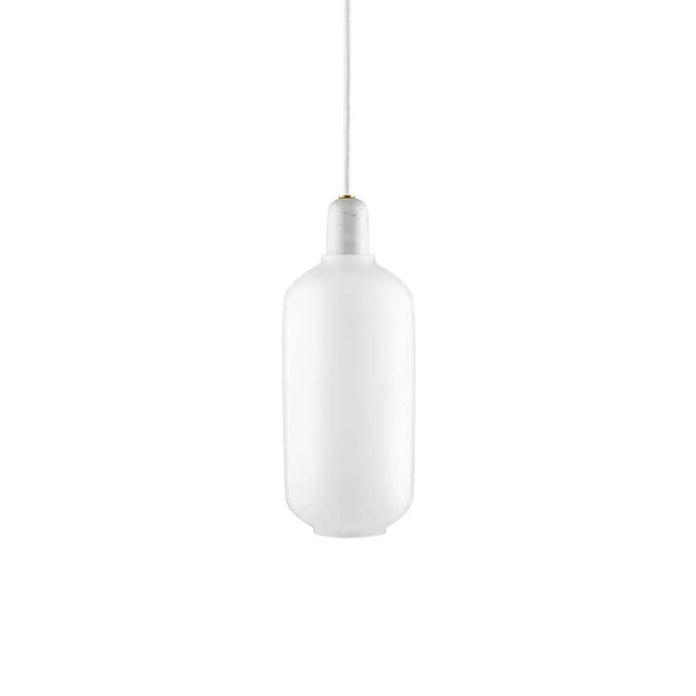 Lâmpada pendente AMP L BRANCO