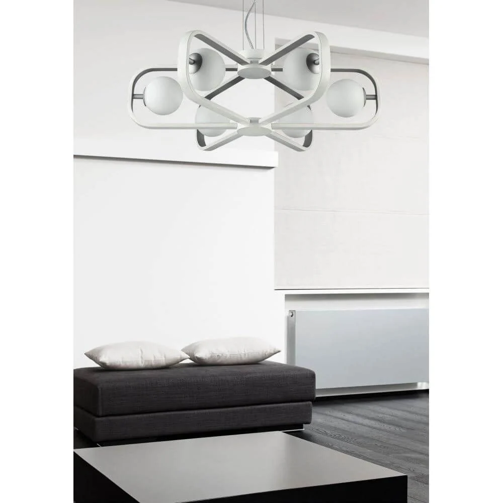 Lâmpada pendente de Avola 6-Flame