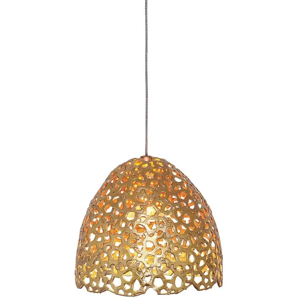 Lâmpada pendente Lily Grande Iron Gold