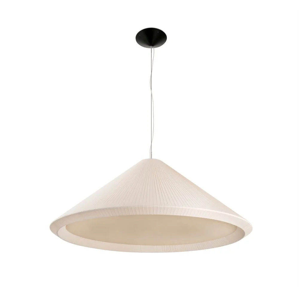 Lâmpada pendente tonalidade- Ø 130cm branco