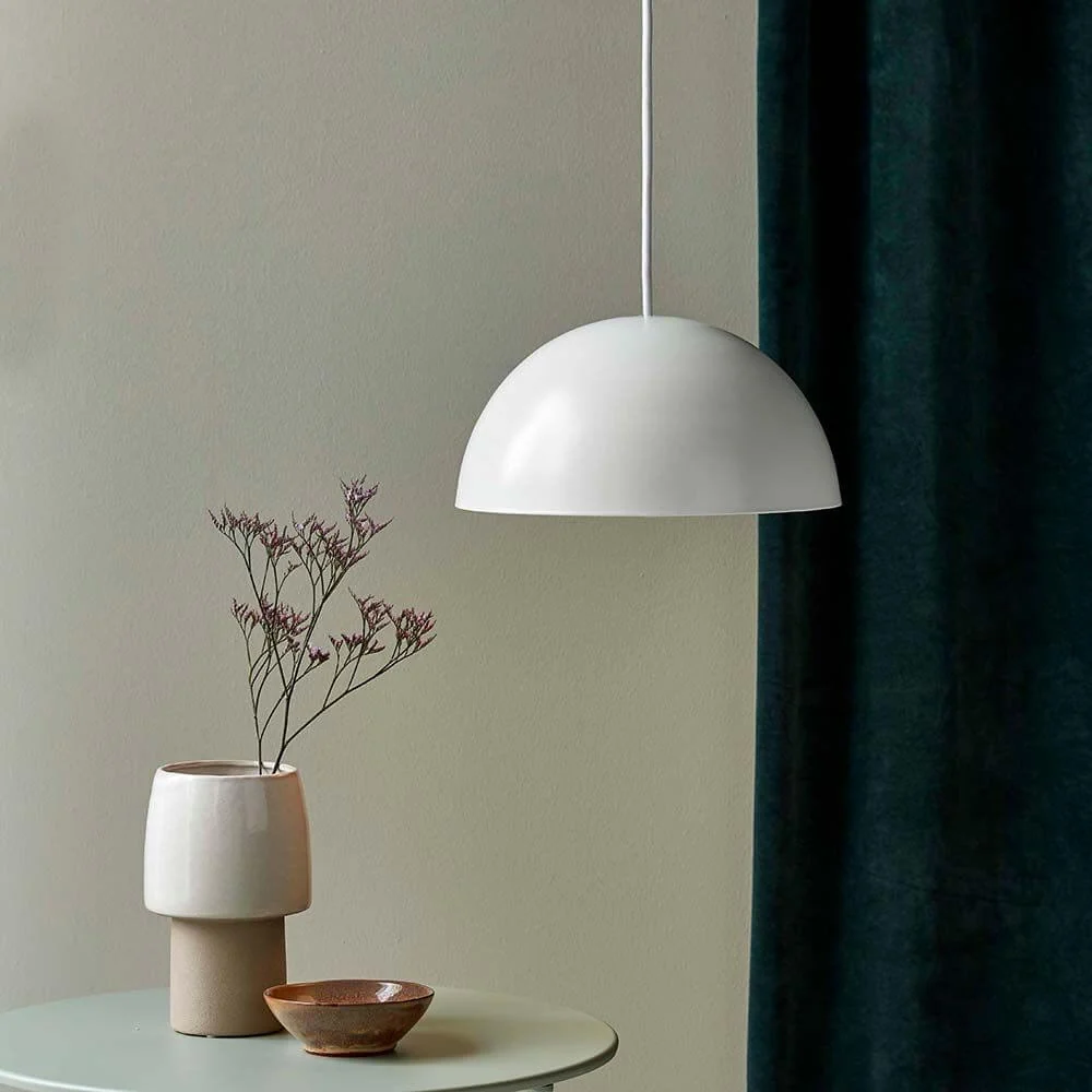 Lâmpada pendurada Ellen 30 Branco