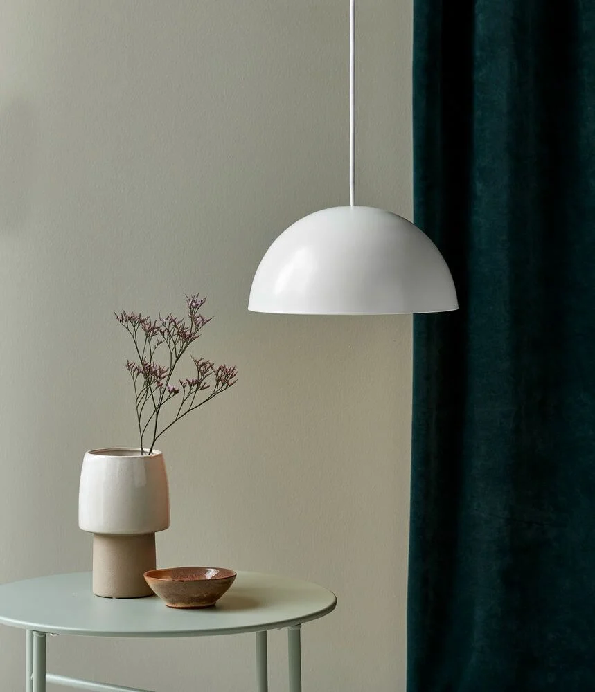 Lâmpada pendurada Ellen 30 Branco