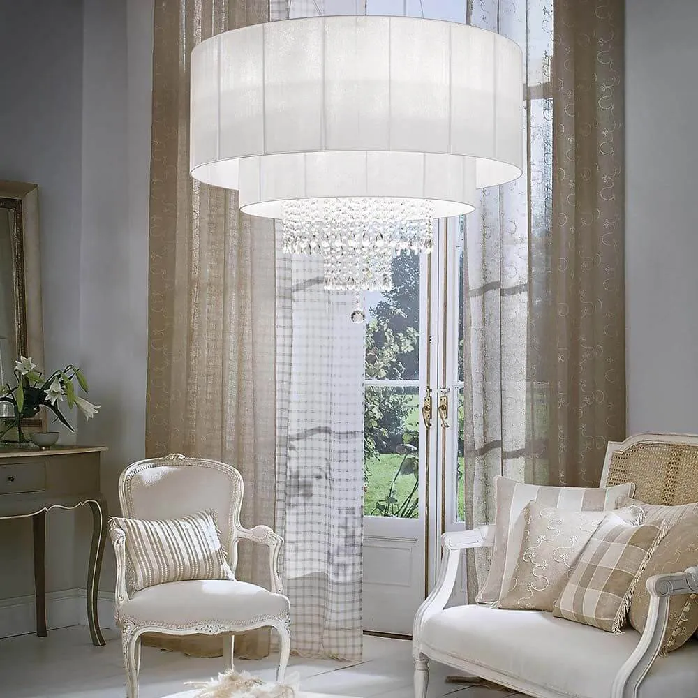Lâmpada pendurada ópera sp10 branco