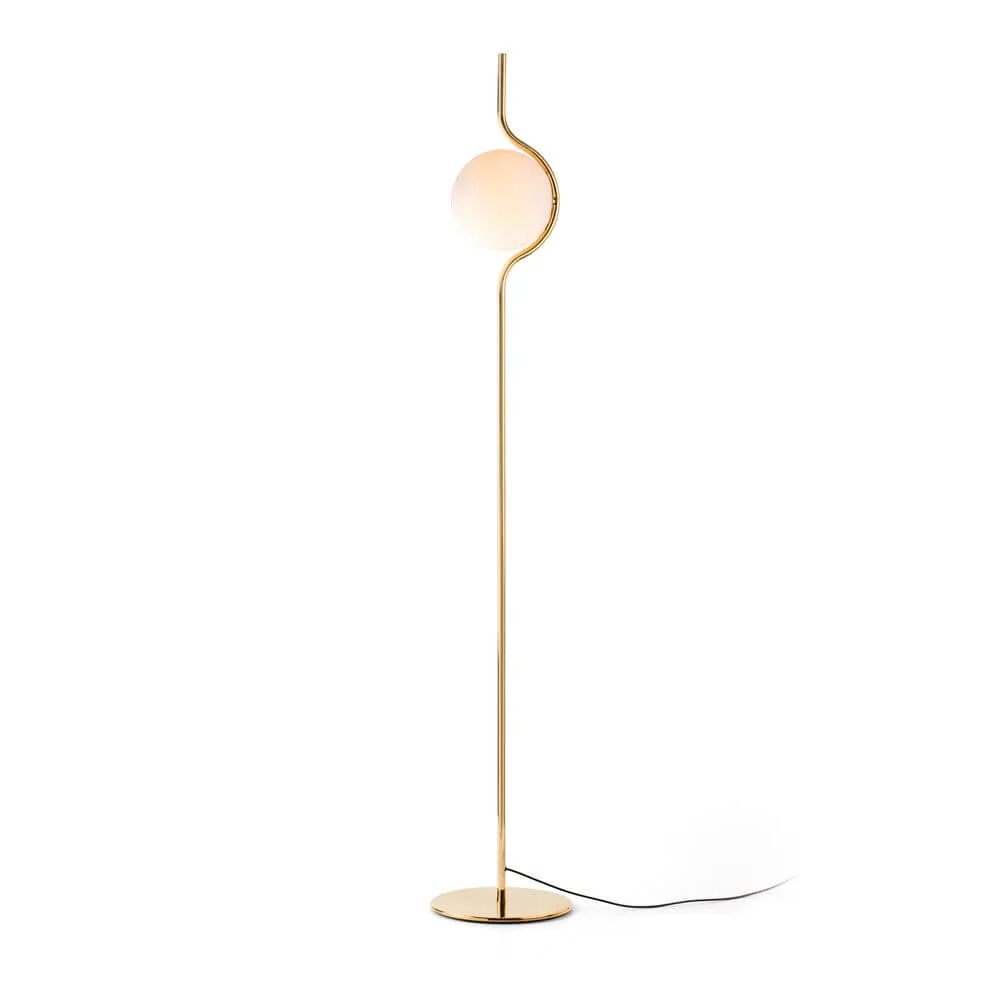Lâmpada de piso LED Le Vita 6W 2700K Colors de ouro