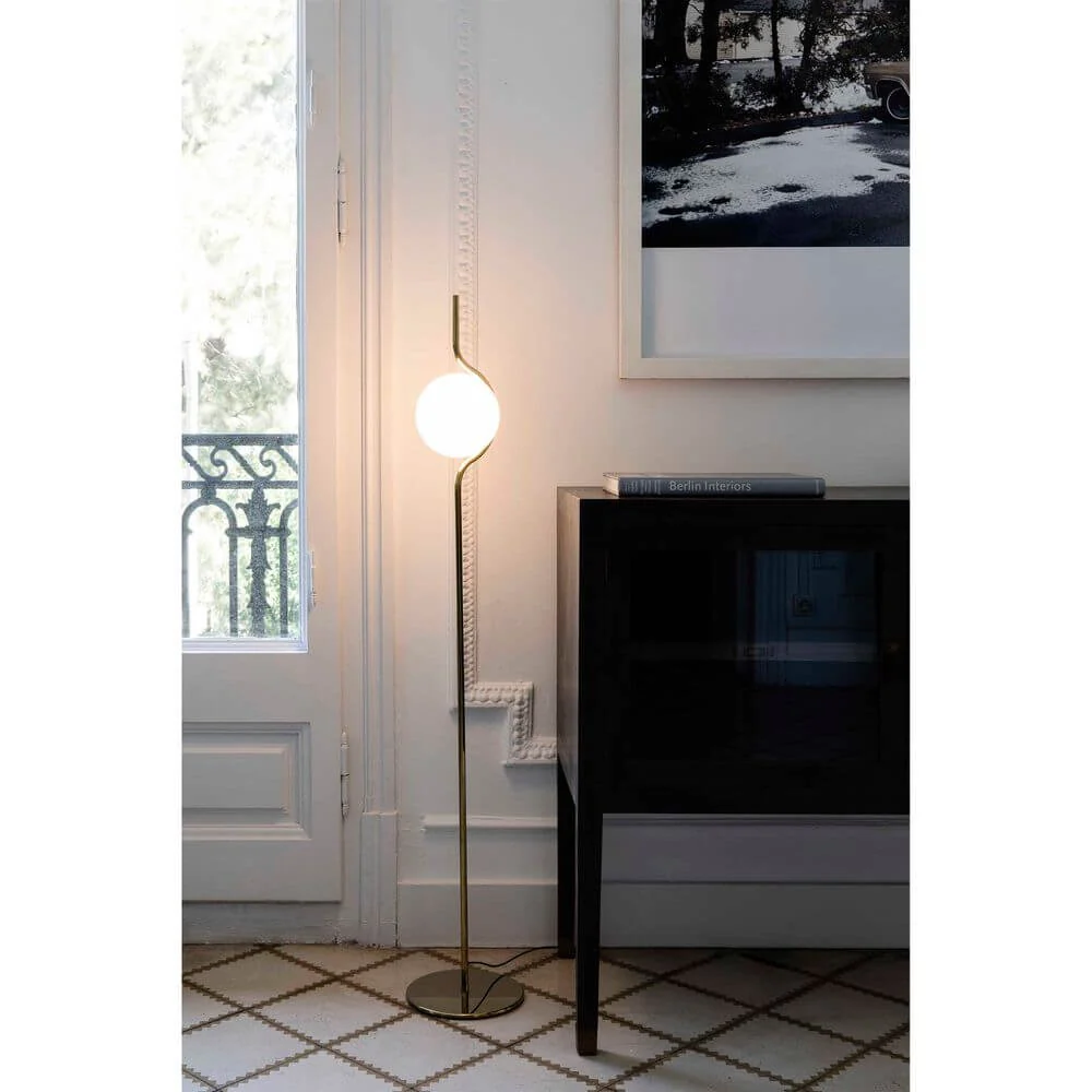 Lâmpada de piso LED Le Vita 6W 2700K Colors de ouro