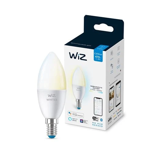 Lâmpada Smart WiZ LED Wi-Fi 4.9 W C37 E14