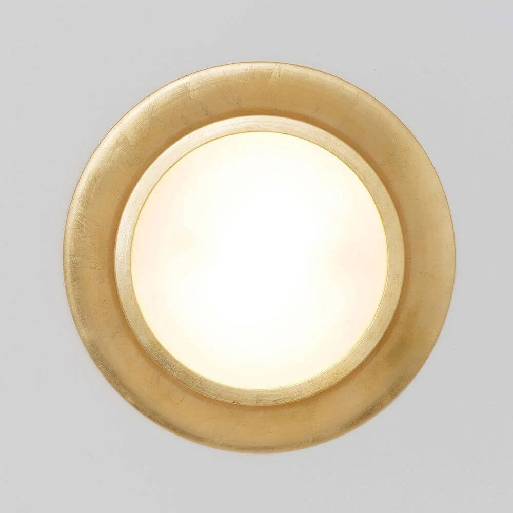 Lâmpada de teto 2-chama Spettacolo Ceramic Gold