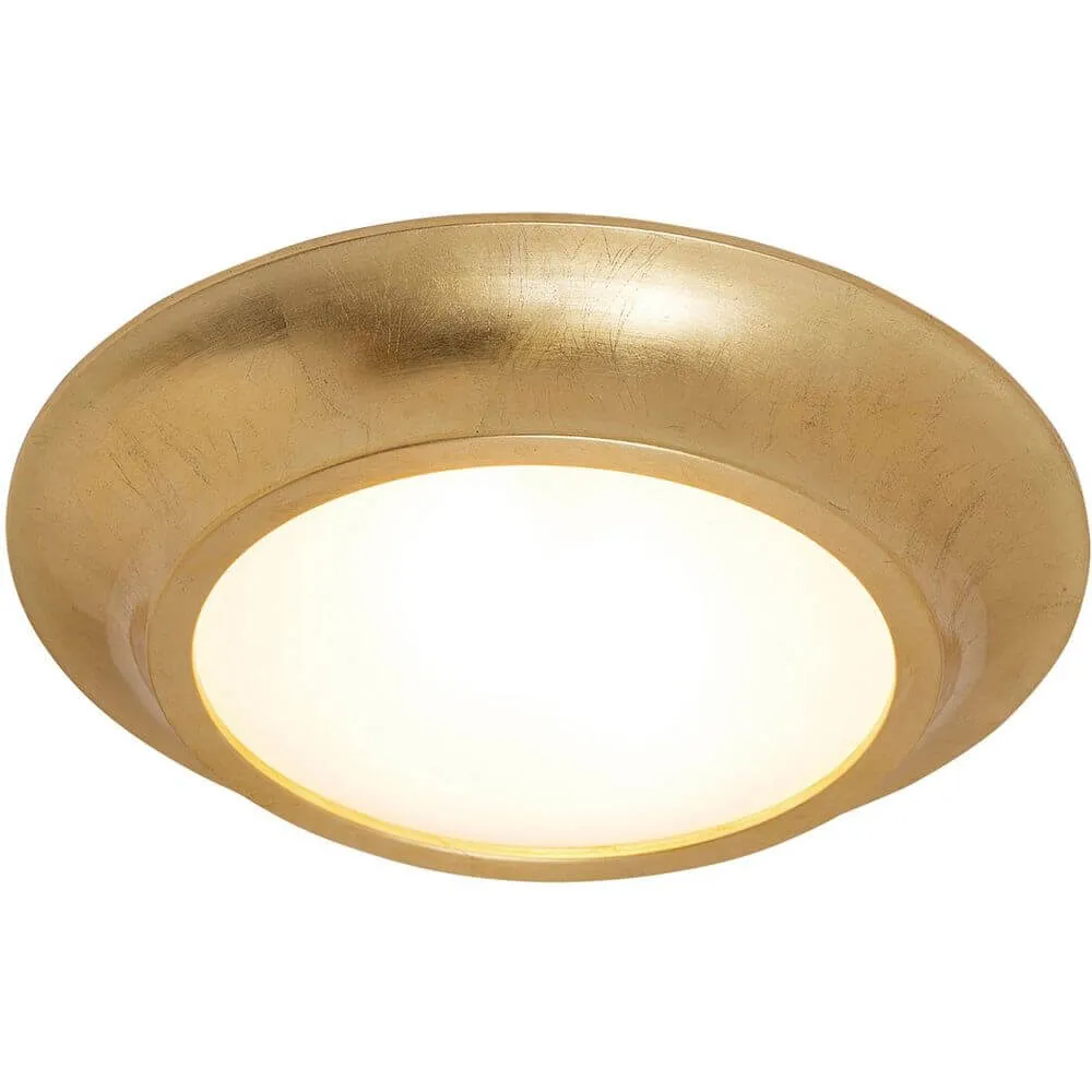 Lâmpada de teto 2-chama Spettacolo Ceramic Gold