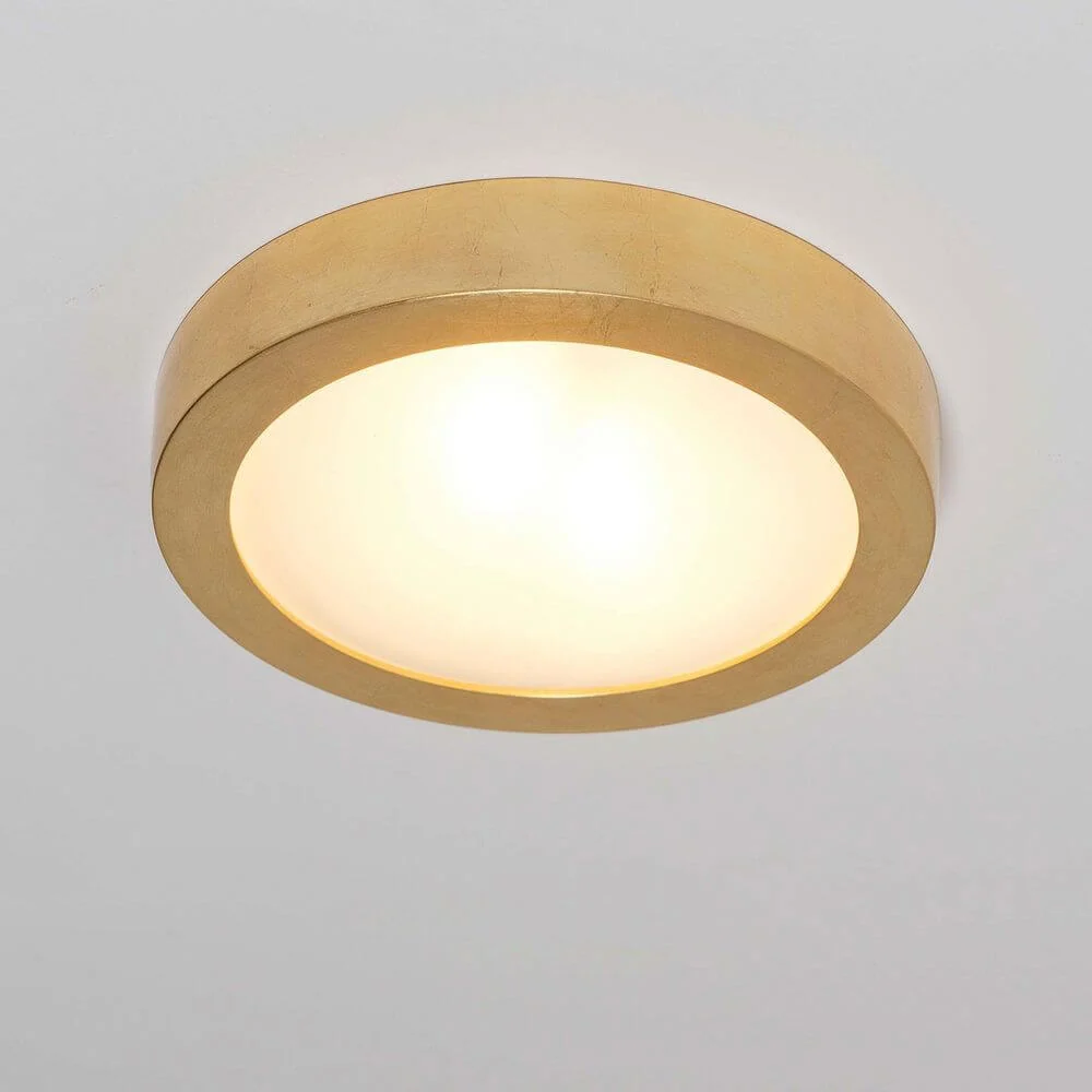 Lâmpada de teto 2-chama Spettacolo Ceramic Gold
