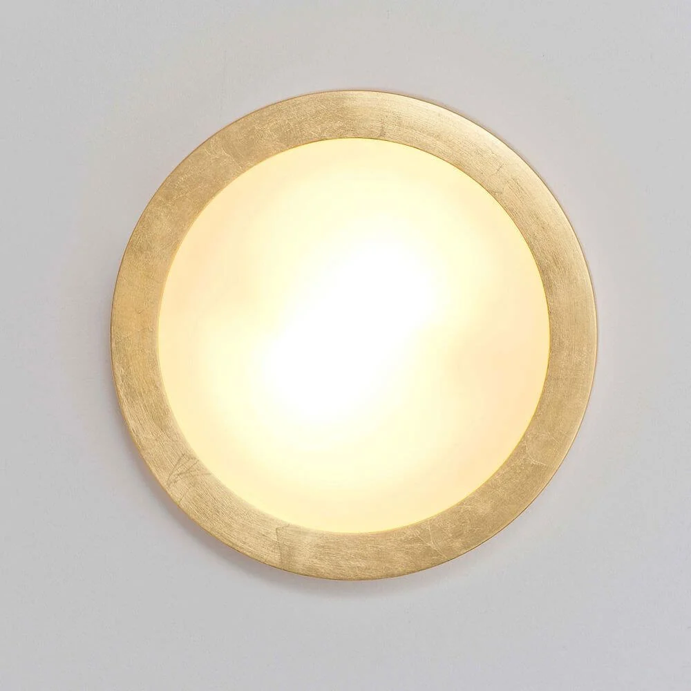 Lâmpada de teto 2-chama Spettacolo Ceramic Gold