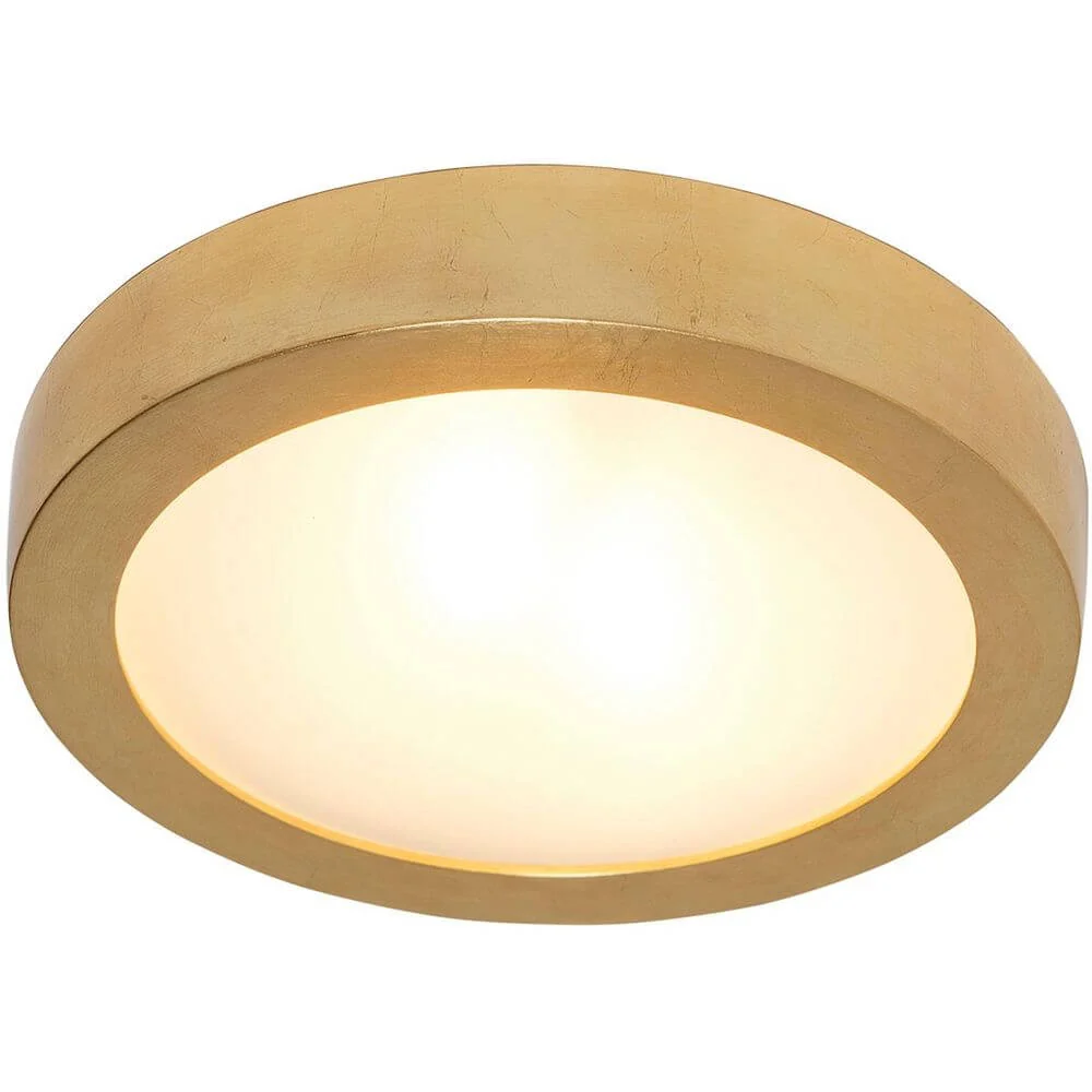 Lâmpada de teto 2-chama Spettacolo Ceramic Gold