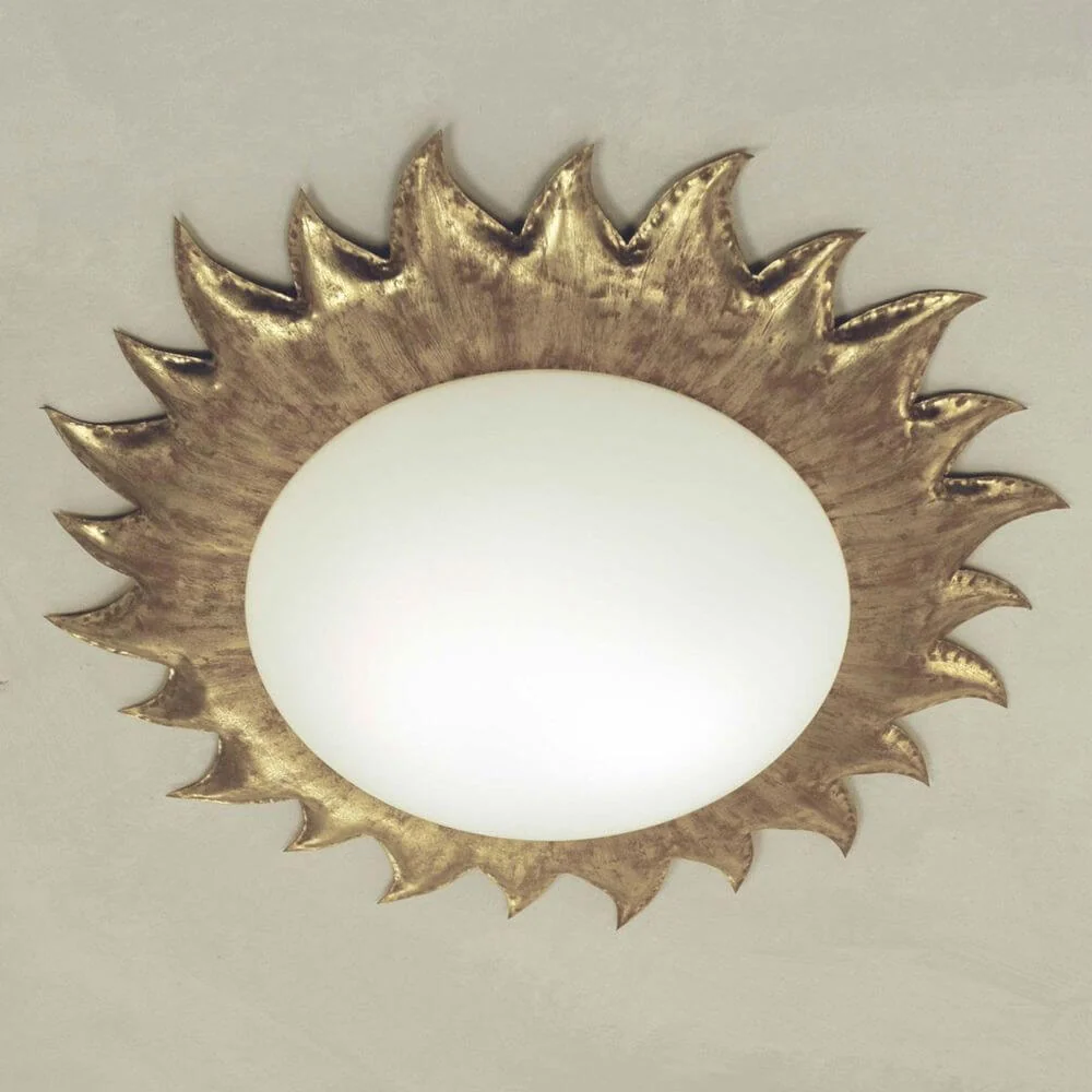 Lâmpada de teto 3-FLAME SOLE GRANDE GLASS GLASS