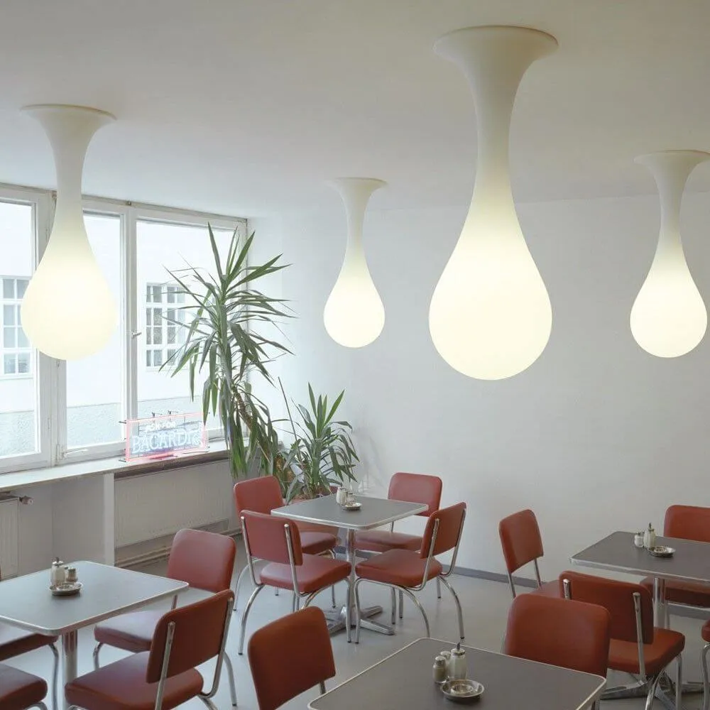 Lâmpada de teto Drop-1L 100 cm de luz líquida branca