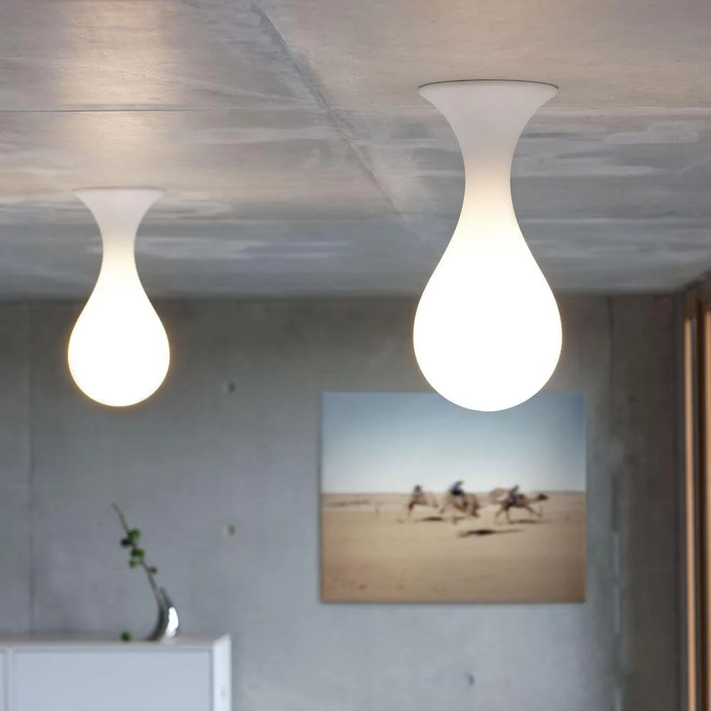 Lâmpada de teto Drop-1L 100 cm de luz líquida branca
