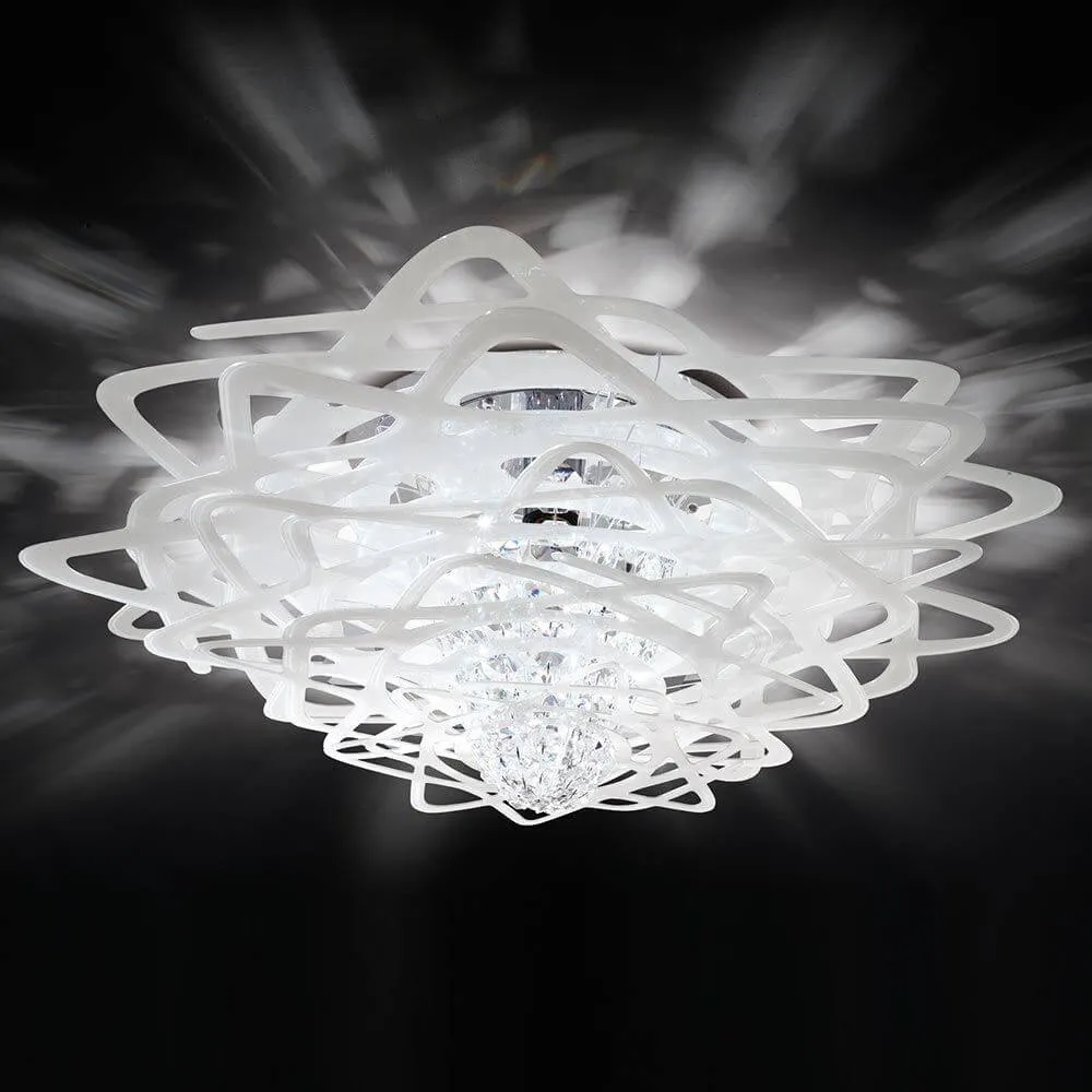 Lâmpada de teto slamp aurora grande branco