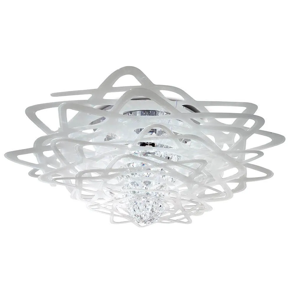 Lâmpada de teto slamp aurora grande branco