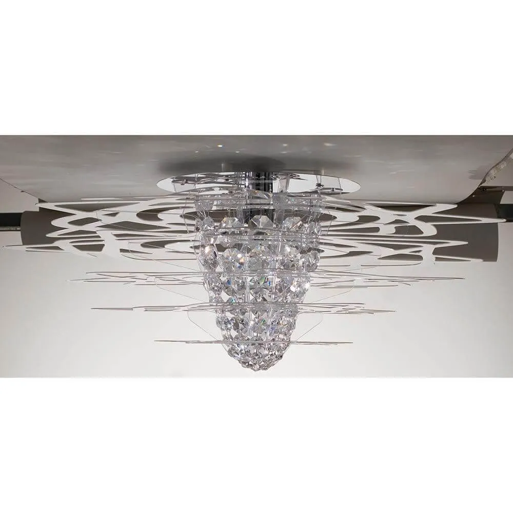 Lâmpada de teto slamp aurora mini preto