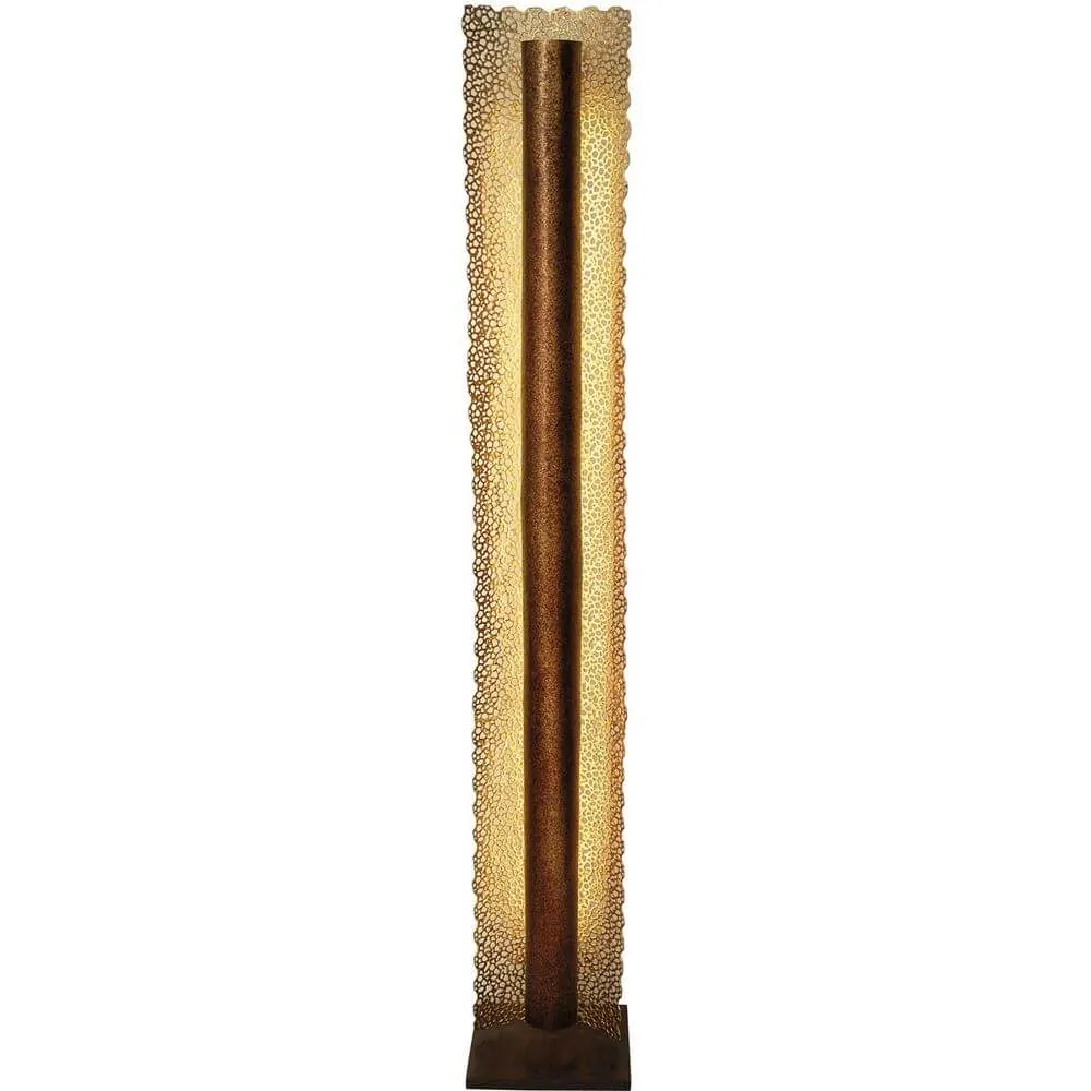 Lâmpada em pé Utopistico Iron-Colrown Gold-Brown