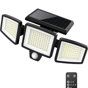 Lâmpadas de proteção solar com sensor de movimento