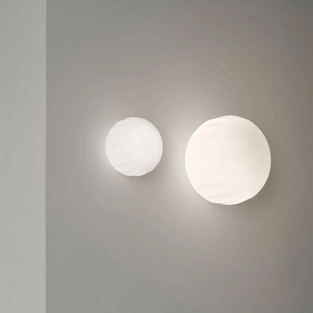 LUCLAN LITA WALL & TECEILY LAMP Ø 14CM BRANCO