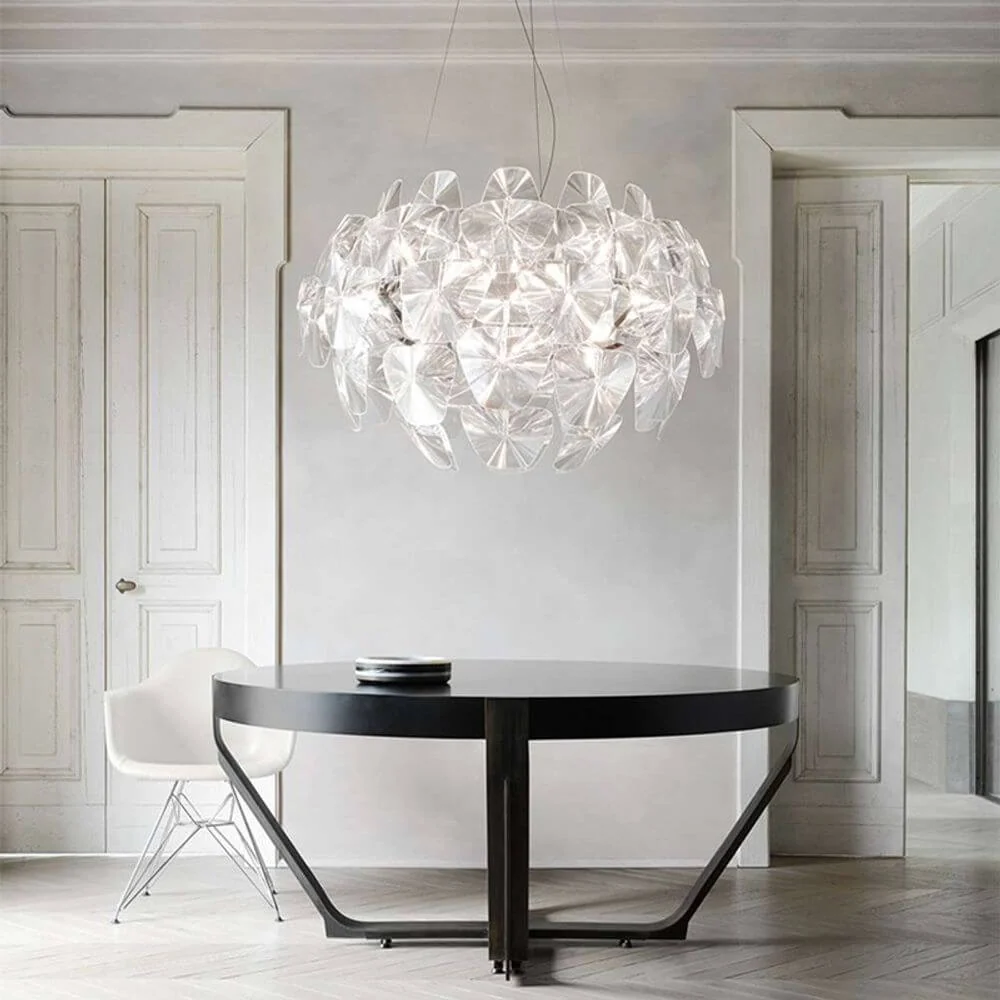 LUCLAN XL Lâmpada suspensa esperanç Ø 110cm transparente