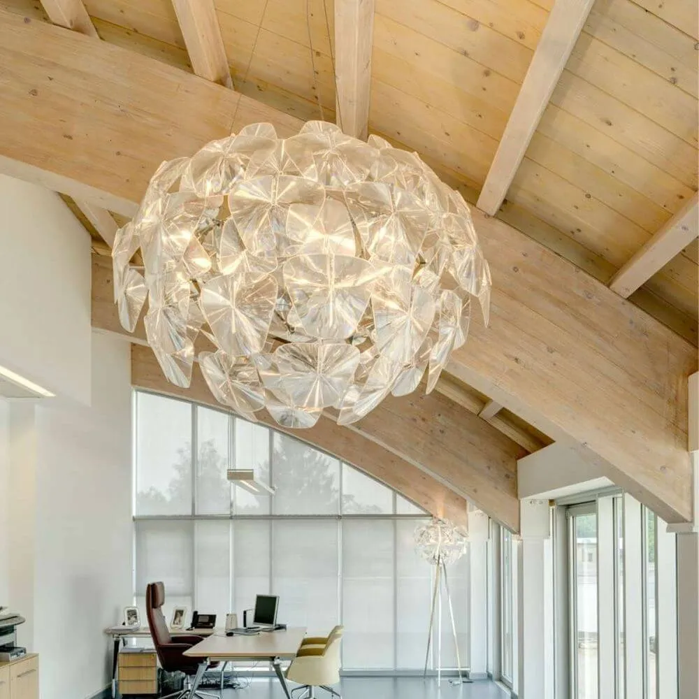LUCLAN XL Lâmpada suspensa esperanç Ø 110cm transparente