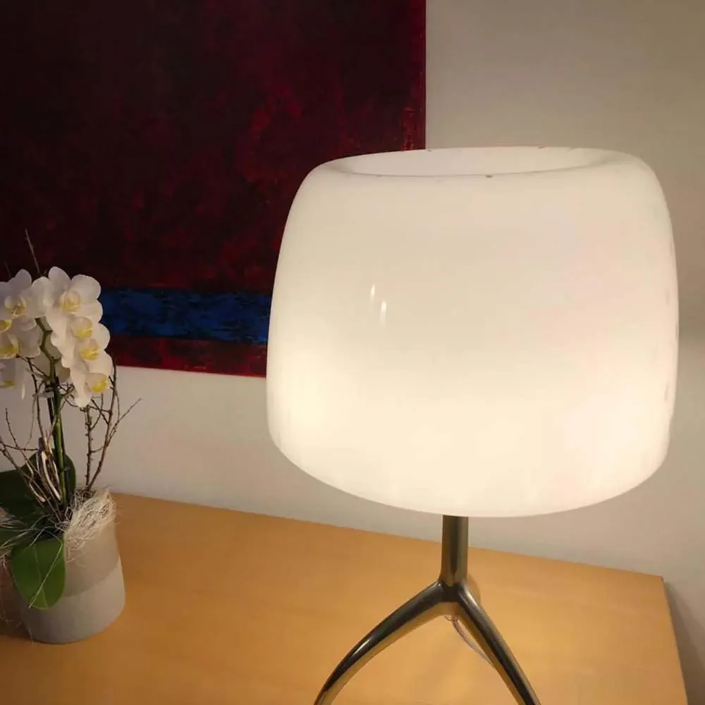 Lumiere 30th Grande Tavolo candeeiro de mesa branco