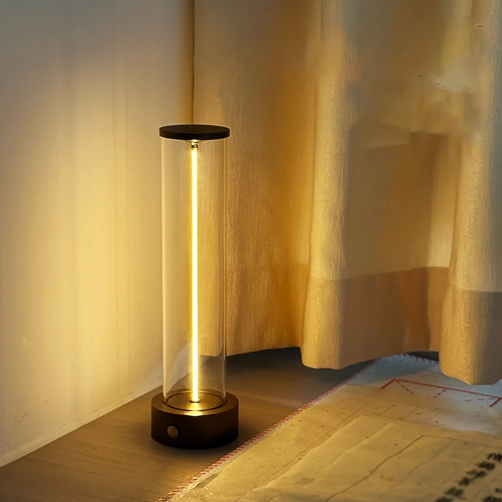 LumiFlex - Candeeiro de Mesa LED Moderno com Base Magnética e Bateria Recarregável por USB