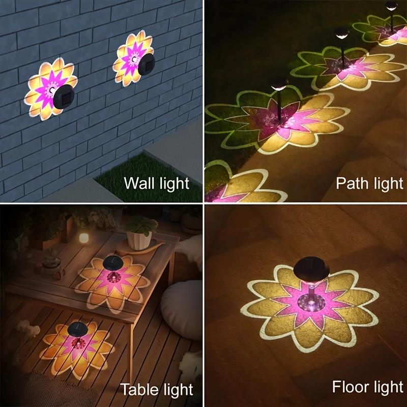 LumiLuxe - Iluminação de Jardim LED Alimentada Energia Solar