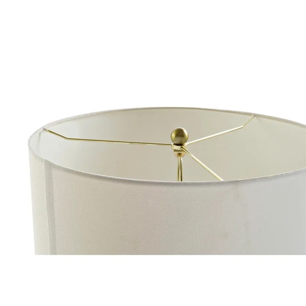 Luminária de chão DKD Home Decor 43,5 x 40 x 154 cm Dourado Metal Branco 220 V 50 W