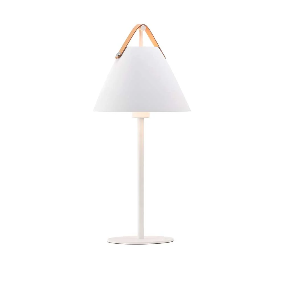 Luminária de mesa branca