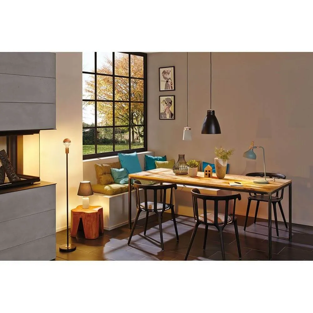 Luminária de mesa de mármore neordic nordin em torno de preto
