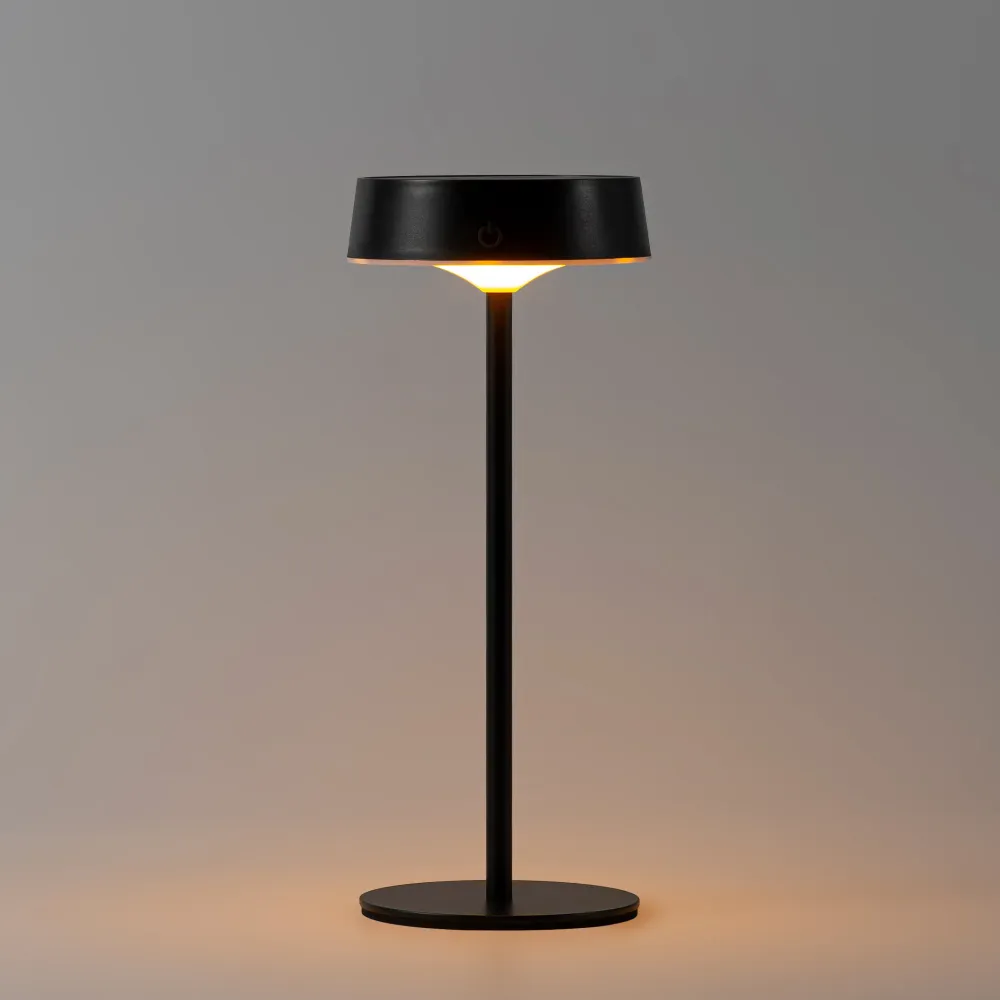Luminária de mesa solar LED CCT - Controle por toque - Recarregável - Portátil