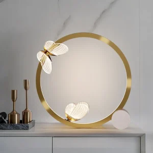LumiPapillon - Elegante Candeeiro de Mesa Borboleta Regulável & Luz LED Poupa-Energia
