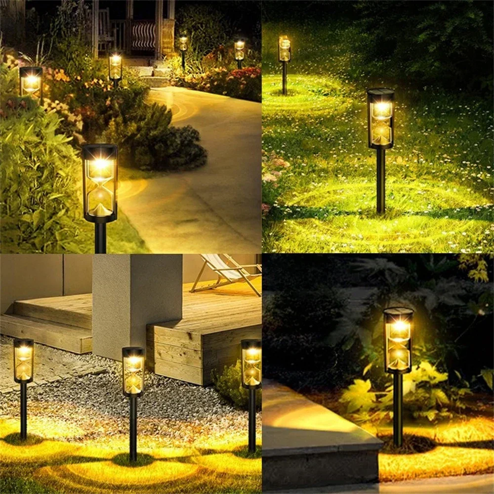 LumiPath – Iluminação de Caminho Solar Resistente ao Tempo para Exterior – Lâmpadas de Jardim Económicas e Decorativas