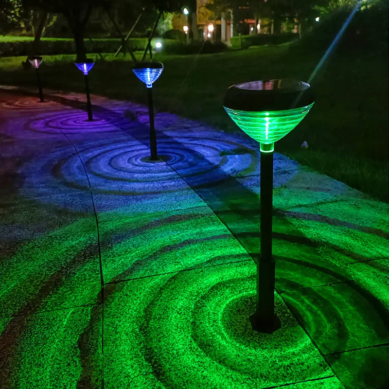LumiPath – Iluminação Solar LED Colorida para Caminhos de Jardim – Iluminação Exterior Resistente à Água e Poupa de Energia