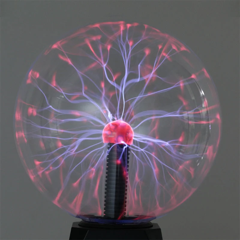 LumiPlasma – Lâmpada de Plasma Interativa com Controlo por Toque, Candeeiro de Mesa Decorativo