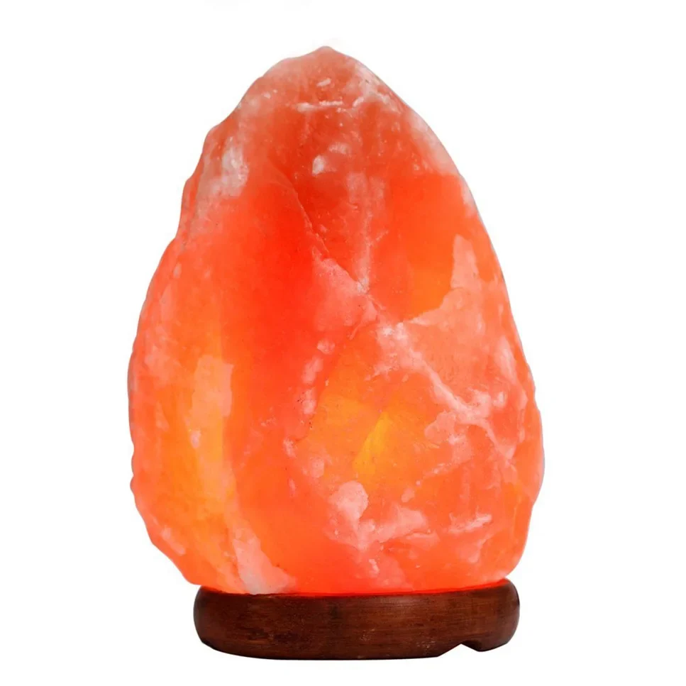 LumiSalt – Lâmpada de Sal do Himalaia de Sal Cristalino Natural, Luz Relaxante