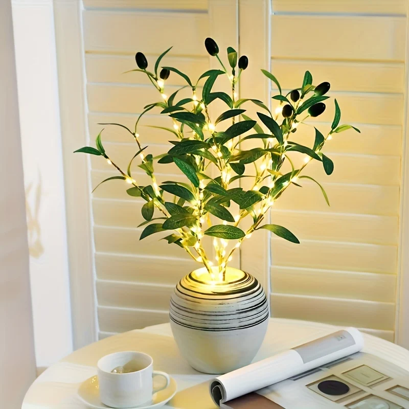 LumiTak - Candeeiro de Mesa LED Decorativo Oliveta